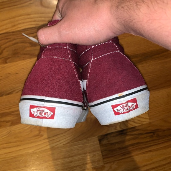 Vans SK8-HI Burgundy/True White - Picture 3 of 7